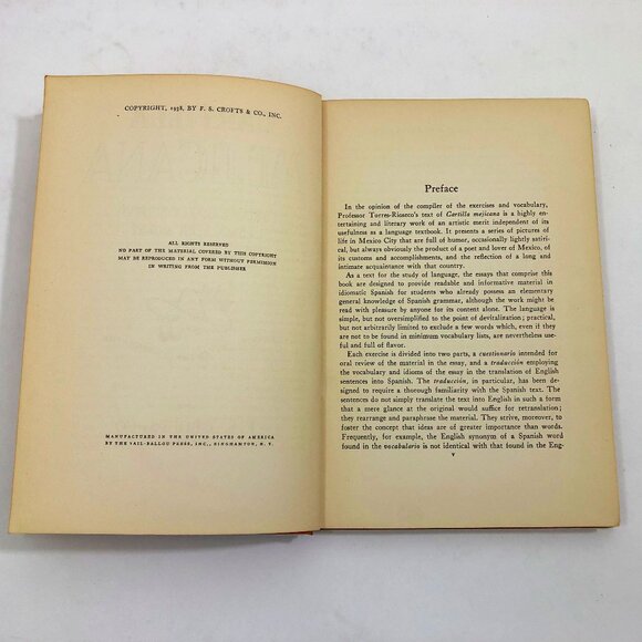 Cartilla Mejicana by A. Torres-Rioseco & E S Morby 1938 First Edition - Picture 7 of 11